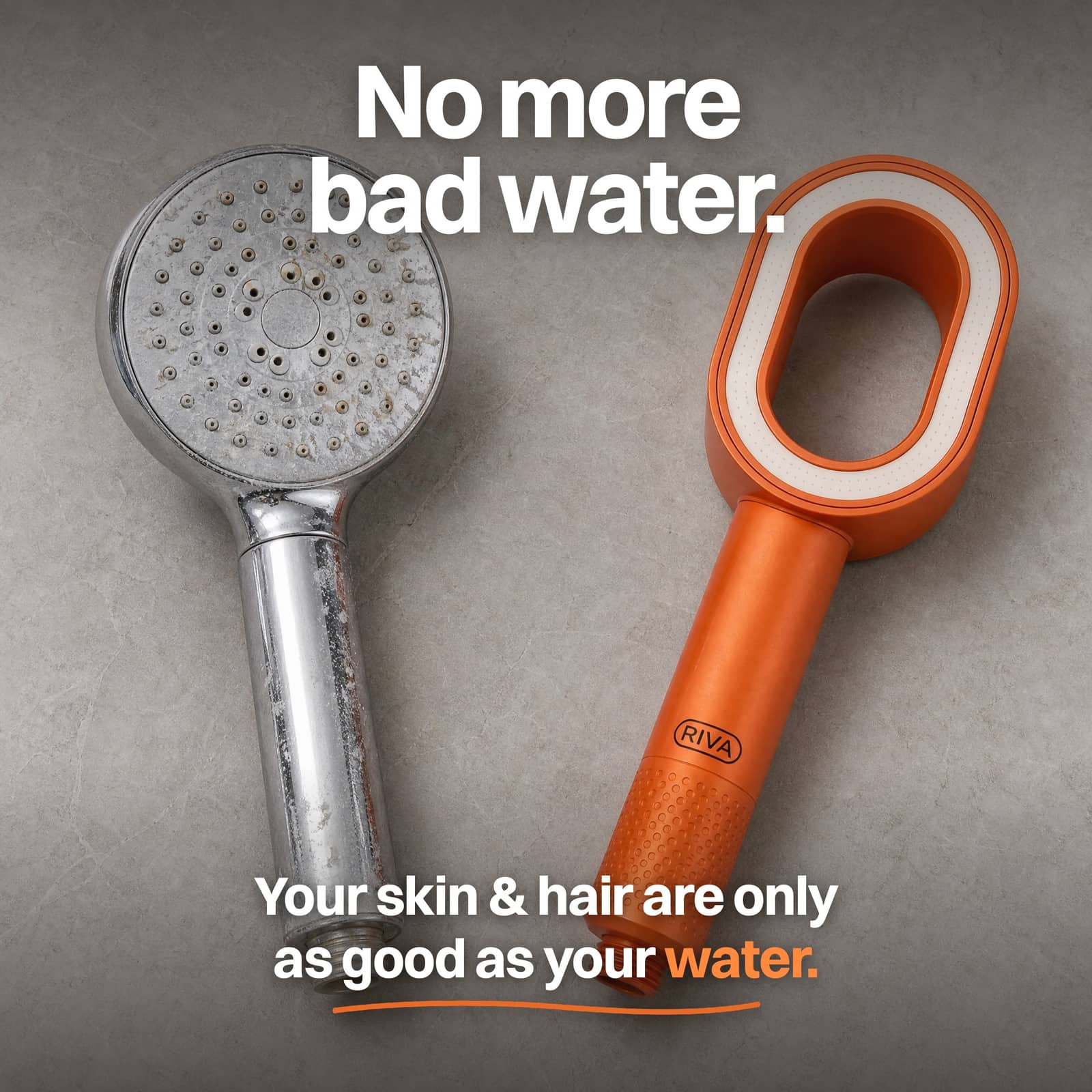 RIVA ONE - Filtered Shower Head with Vitamin C | Fits All AU Showers