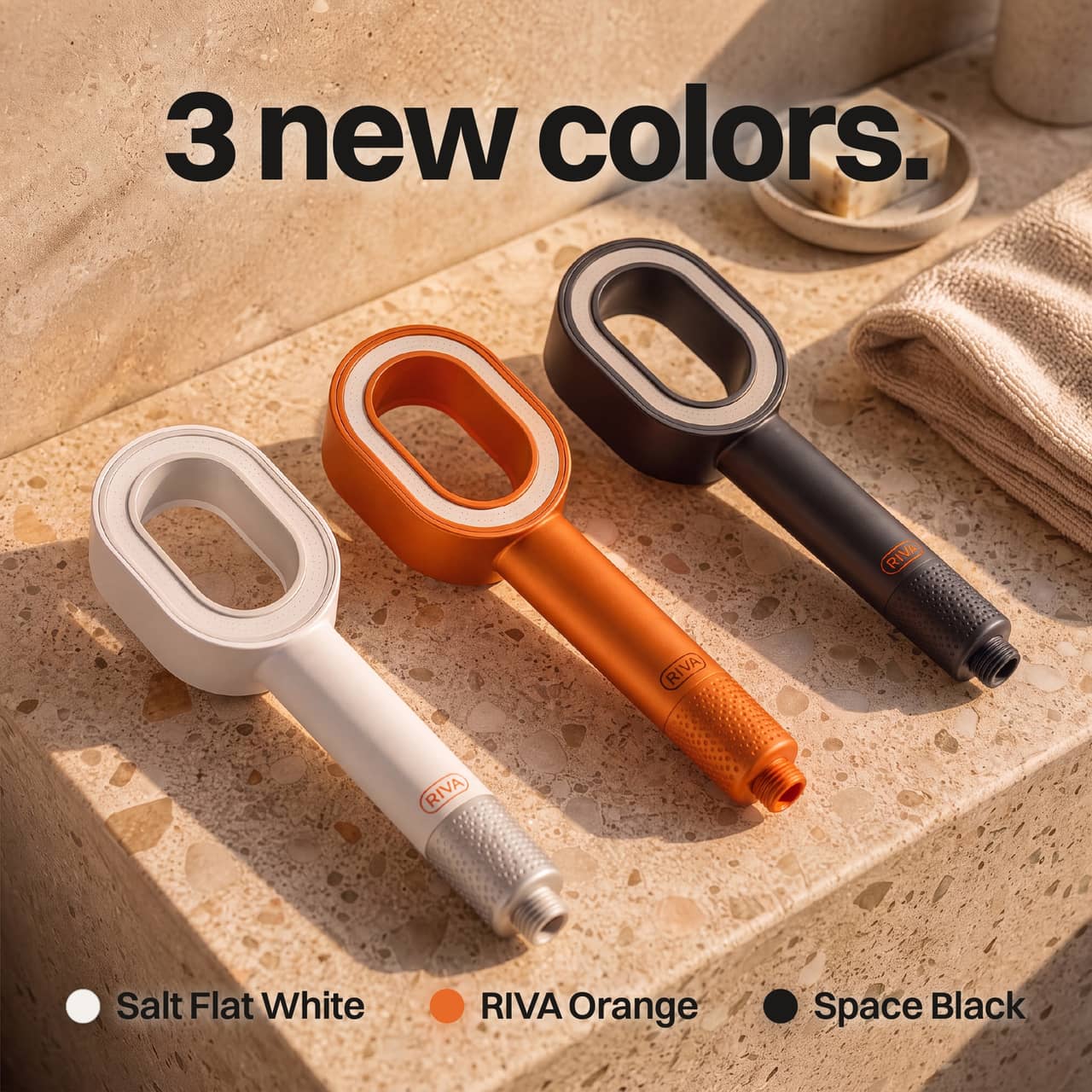 RIVA ONE - Filtered Shower Head with Vitamin C | Fits All AU Showers